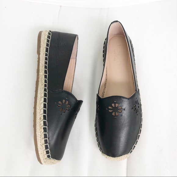 Kate Spade Gillian Black Espadrille Slip On Shoes - Picture 2 of 8